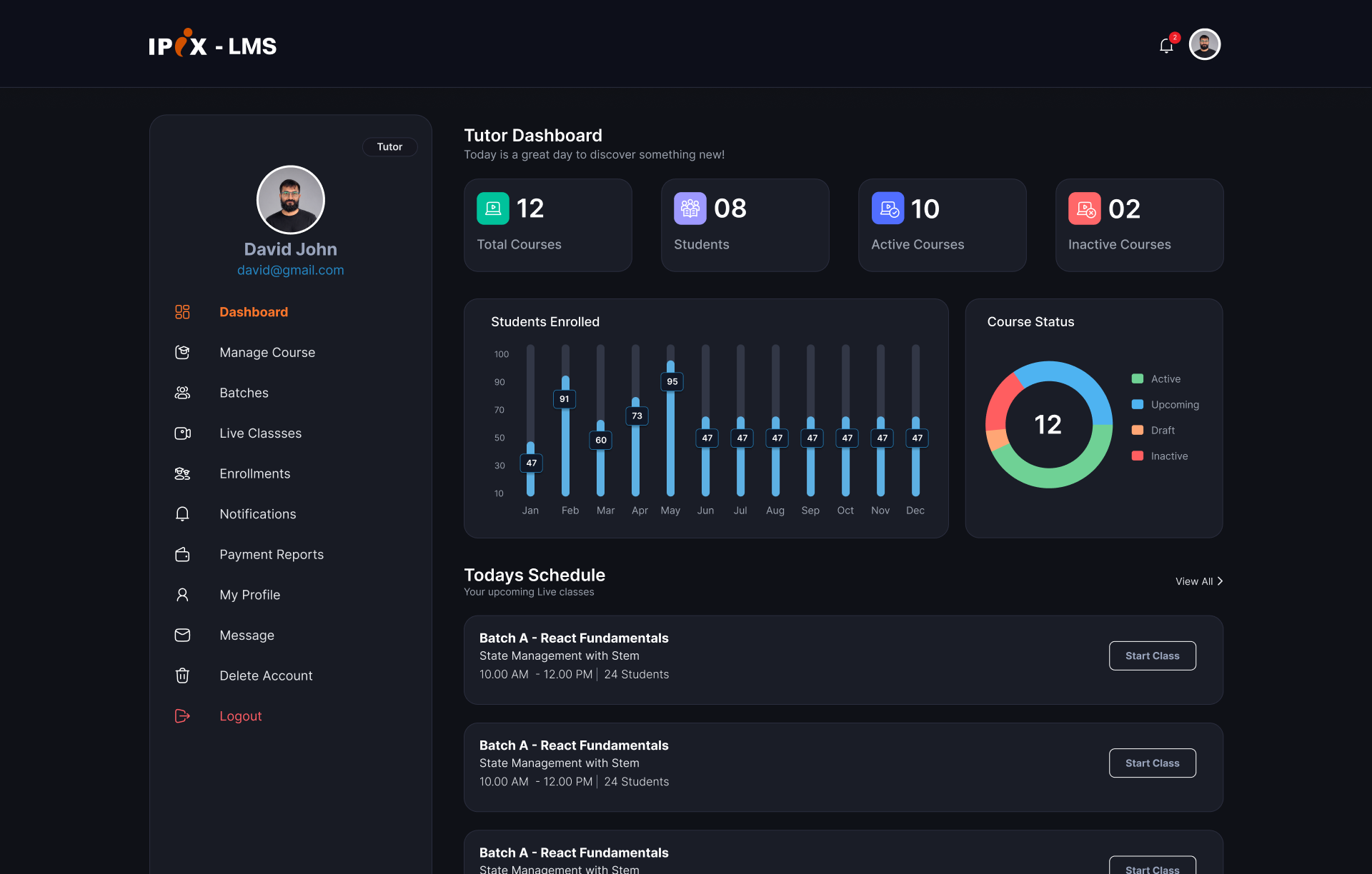 LMS Dashboard
